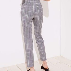LOFT Marisa Trouser Pants - Plaid